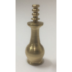 brass kohl container