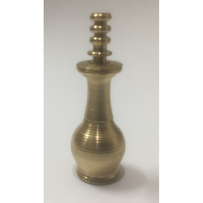 brass kohl container